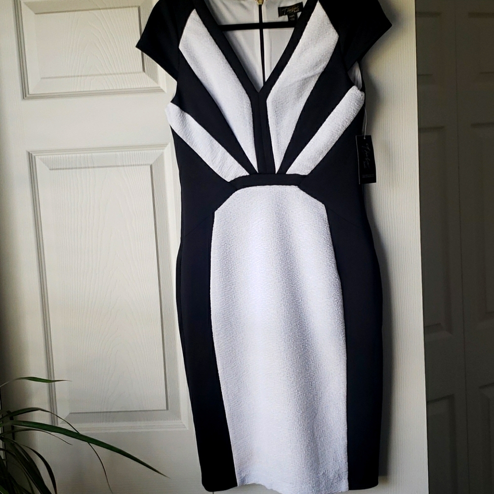 Black and white dress